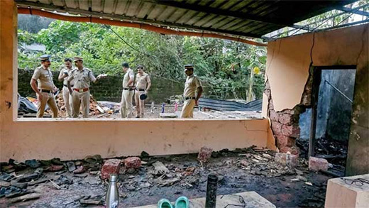 Kasargod temple blast 